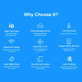 1080p Smart Wifi IP Robot Camera